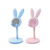 Support de téléphone portable Lapin Mignon - Cadre de support surélevé pour bureau Personne Paresseuse - Support de téléphone portable pour personne paresseuse