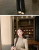 Korean Style Slimming Ruffle Turtleneck Women's T-Shirt for Autumn/Winter