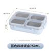 304 Stainless Steel Leakproof Food Container With 3 Compartment Lid Refrigerator Storage Lunch Box Snack Organizer