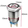ESUPPORT 12V Automobil Rotes LED-Licht Notfall Warnblinker Druckknopf