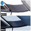 ABS Front Window Pillar A Decor Sequ Cover Trim For TOYOTA RAV4 RAV 4 XA50  - 2024 ABS Chrome / Carbon Fiber Accessories