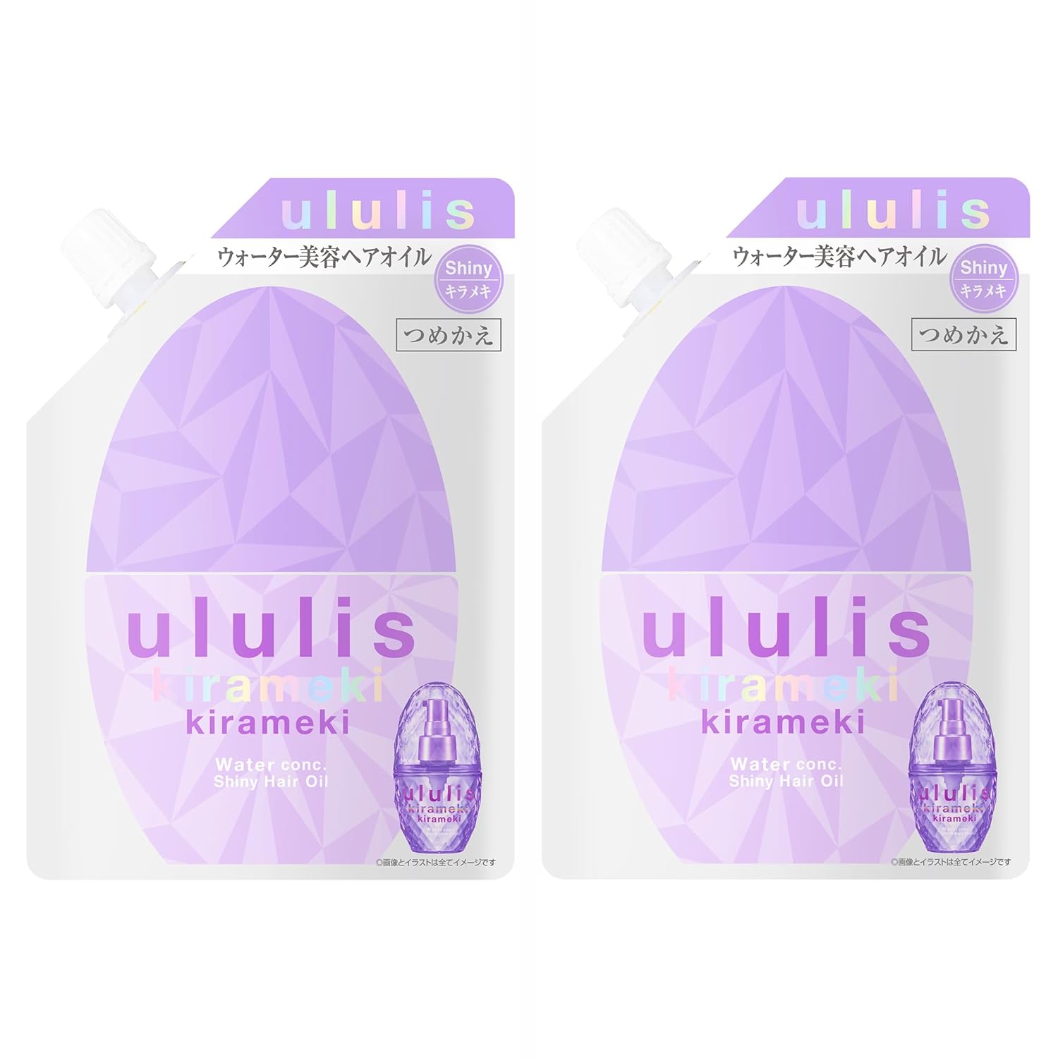 Ululis Shine Care Radiance Water Concoction Shiny Hair Oil Refill 75ml 2
