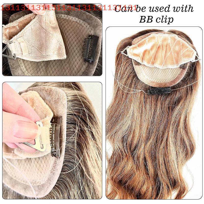 Bandă de prindere din catifea anti-alunecare pentru perucă, reglabilă, invizibilă, bentiță pentru siguranța perucilor, topper confortabil pentru păr pentru femei
