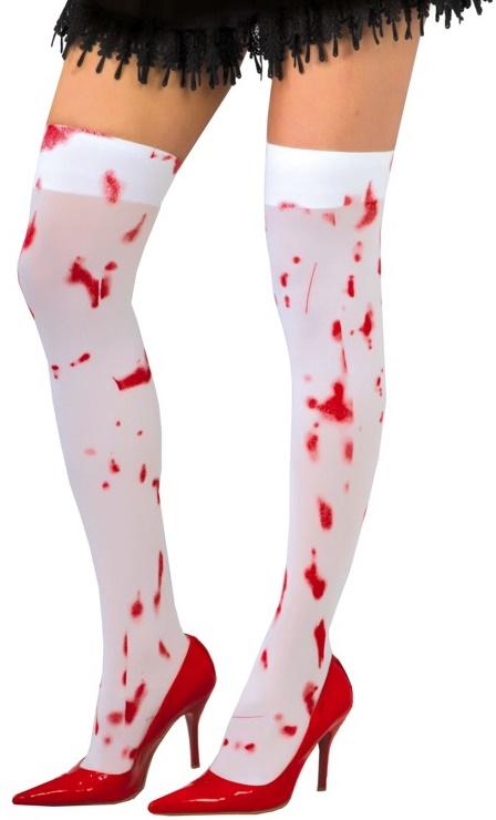 Bloody Halloween Thigh High Stockings
