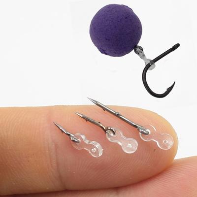 Kovová návnada Spike Kapr Rybářské příslušenství Návnada Sting Boilies Pin s průhlednou gumou Kukuřice Ronnie Hair Rig Náčiní na kapry