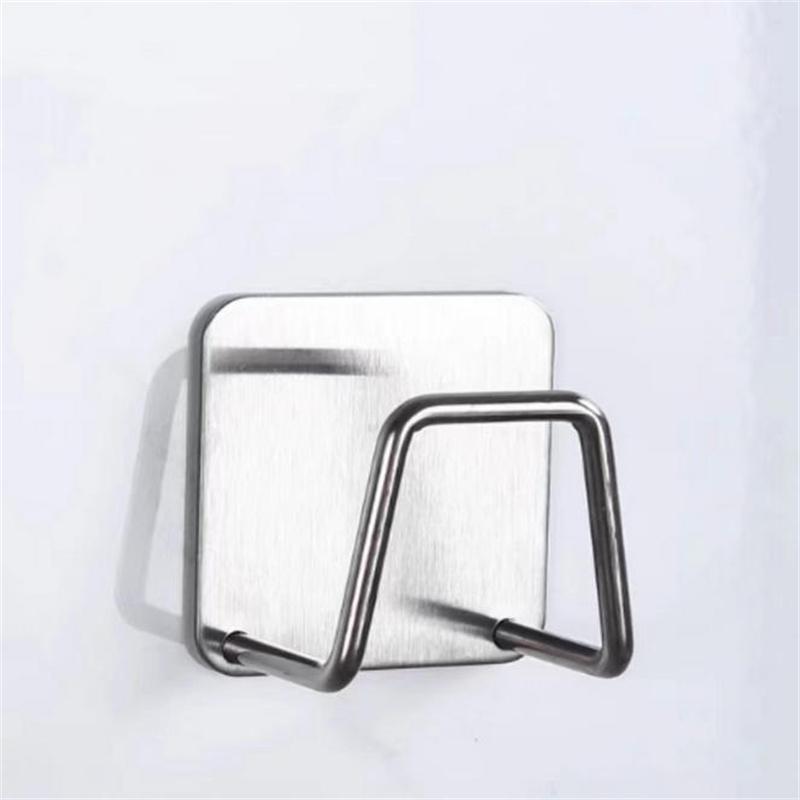 1/2/5/10pcs Stainless Steel Sink Sponge Rack For Sponge Steel Wire Ball Draining Paste The Inner Wall Of The Sink Kitchen