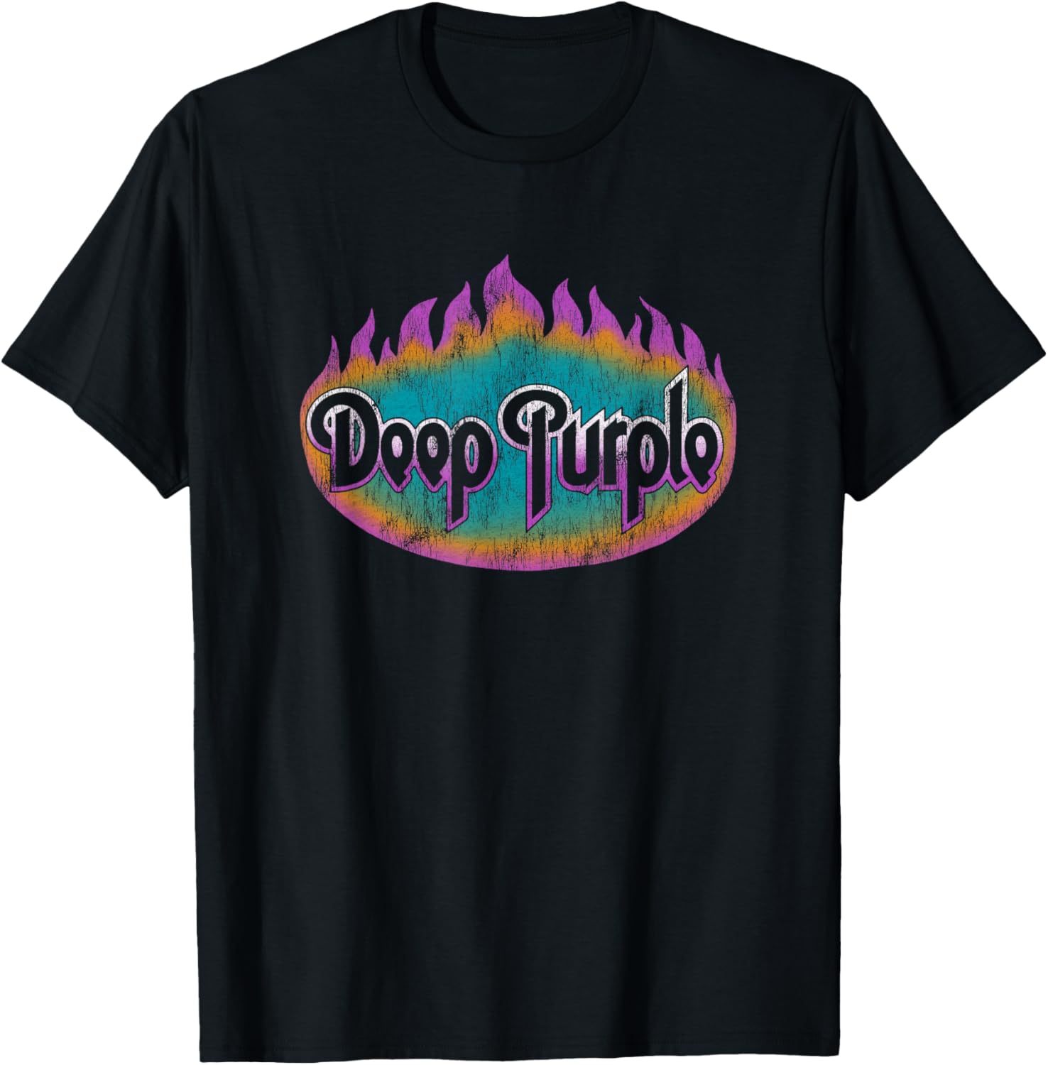 

Deep Purple Flames Logo T-Shirt 5XL різнокольоровий