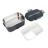 Electric Lunch Box 1.8L 360 Degree Circulation Heating SUS304 Liner Dishwasher Safe Portable Lunch Warmer Box for Home Car  