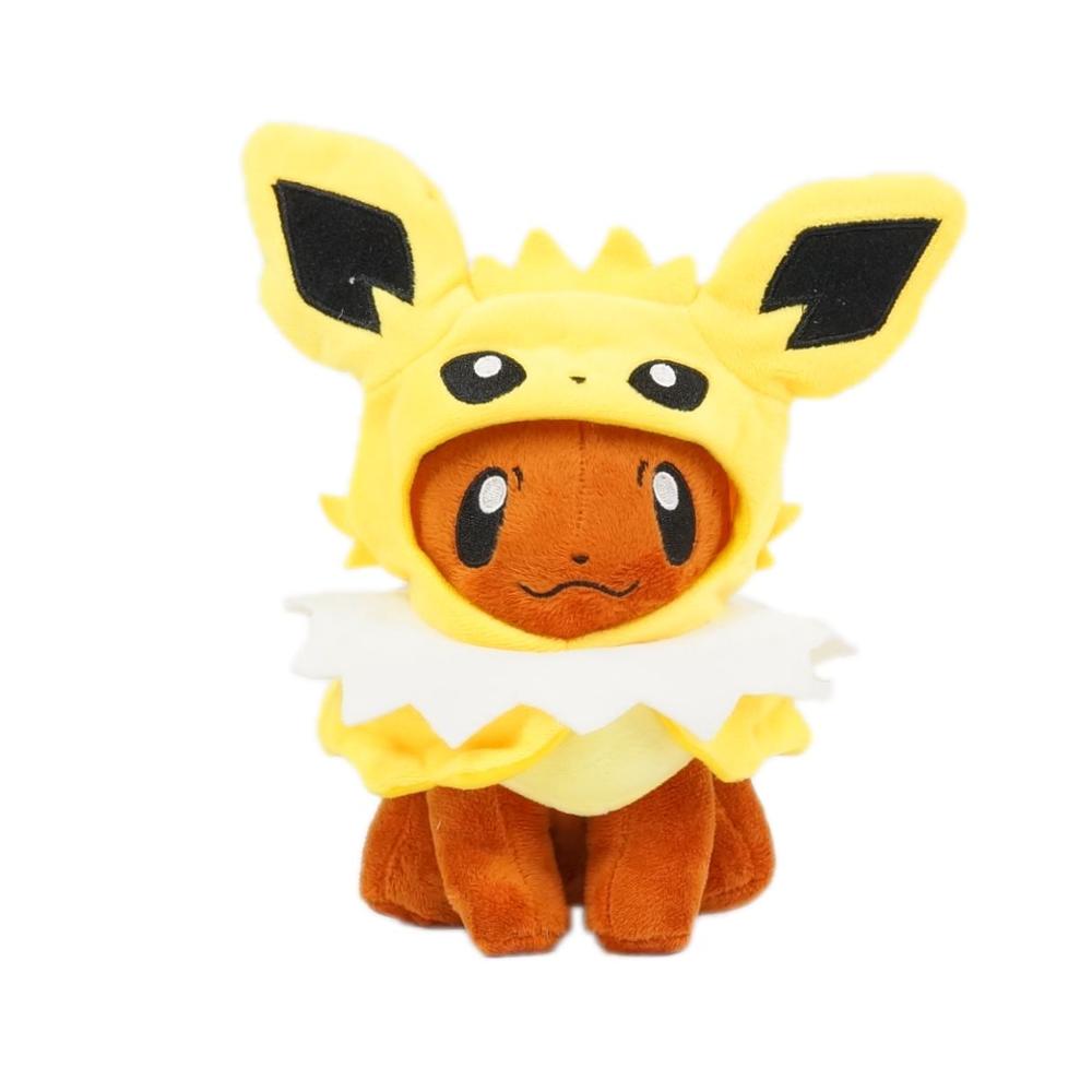 7 Stile 8" Pokemon Evoli Poncho Umbreon Espeon Blitza Voltobal Aquana Psiana Flamara Plüschtier Stofftiere