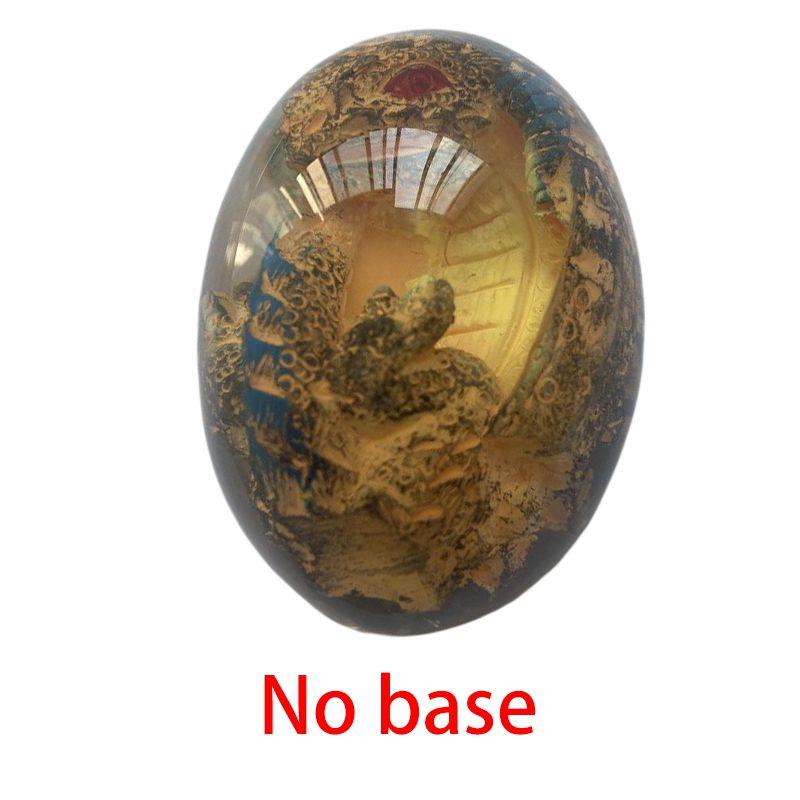 Realistic Lava Dragon Egg Ornament Captivating Dinosaur Statue Premium Resin Decor Gold