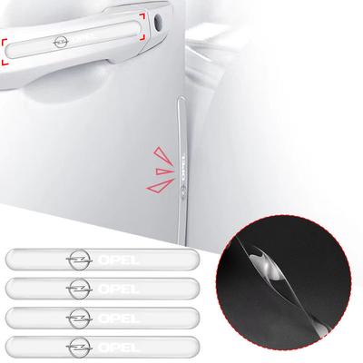 4Pcs Car Door Handle Protector Sticker Auto Styling For Corsa Astra Insignia Vectra Zafira Meriva Mokka Grandland Vivaro