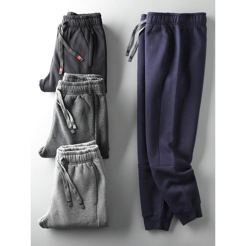 Thickened Export Export Tail Single Cut Label Winter Sweatpants