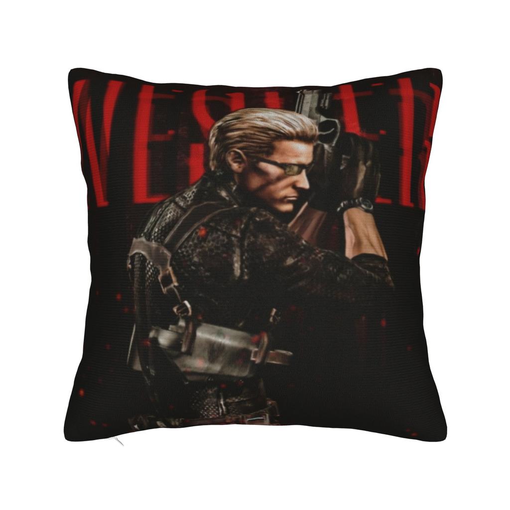 Decorative Pillow Covers Albert Wesker Merch Home Pillow Case Cover Square Multi Size