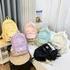 High-value ins wind school bag, junior high school girls, Japanese transparent pain bag, large-capacity backpack, student backpack.