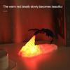 3D Printed Fire Dragon Lamp Light Decor  Novelty Gift Changing USB Powered Rechargeable Night Light for Room Desk Kids Lighting