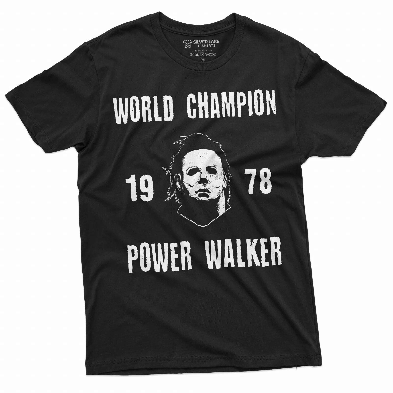 Mike Myers Halloween T-shirt Michael Myers Shirt Champion Power Walker Tee M