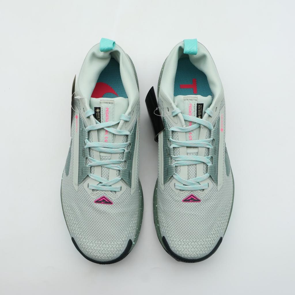 FQ0908-013 Nike Pegasus Trail 5 GORE-TEX Light Silver Clay Green Mint Foam (Men'