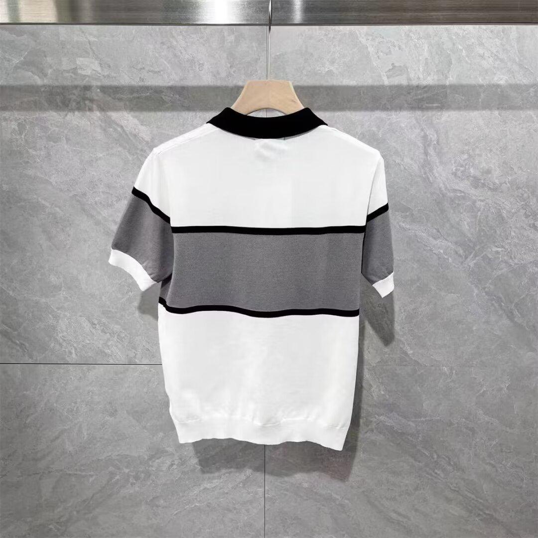 

Мужская модная корейская рубашка-поло Slim Fit - Коллекция Лето 2024 3XL белый