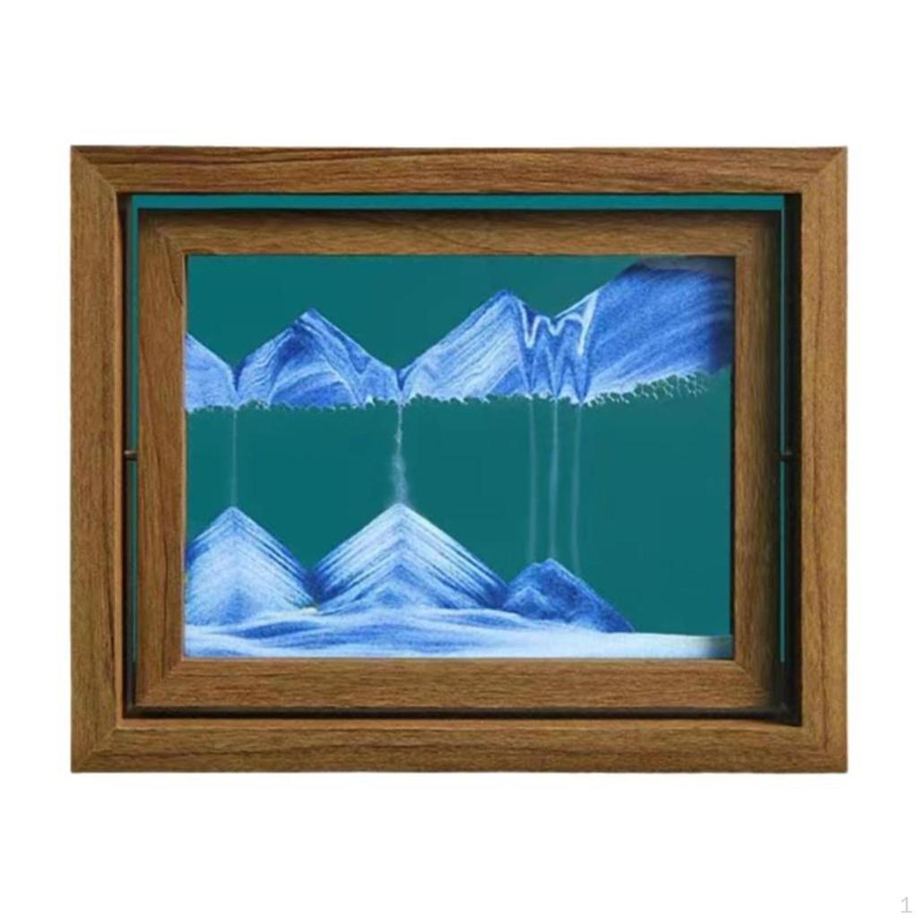 Flowing Sand Painting, Desktop Art Decoration, Home Office Rotatable,