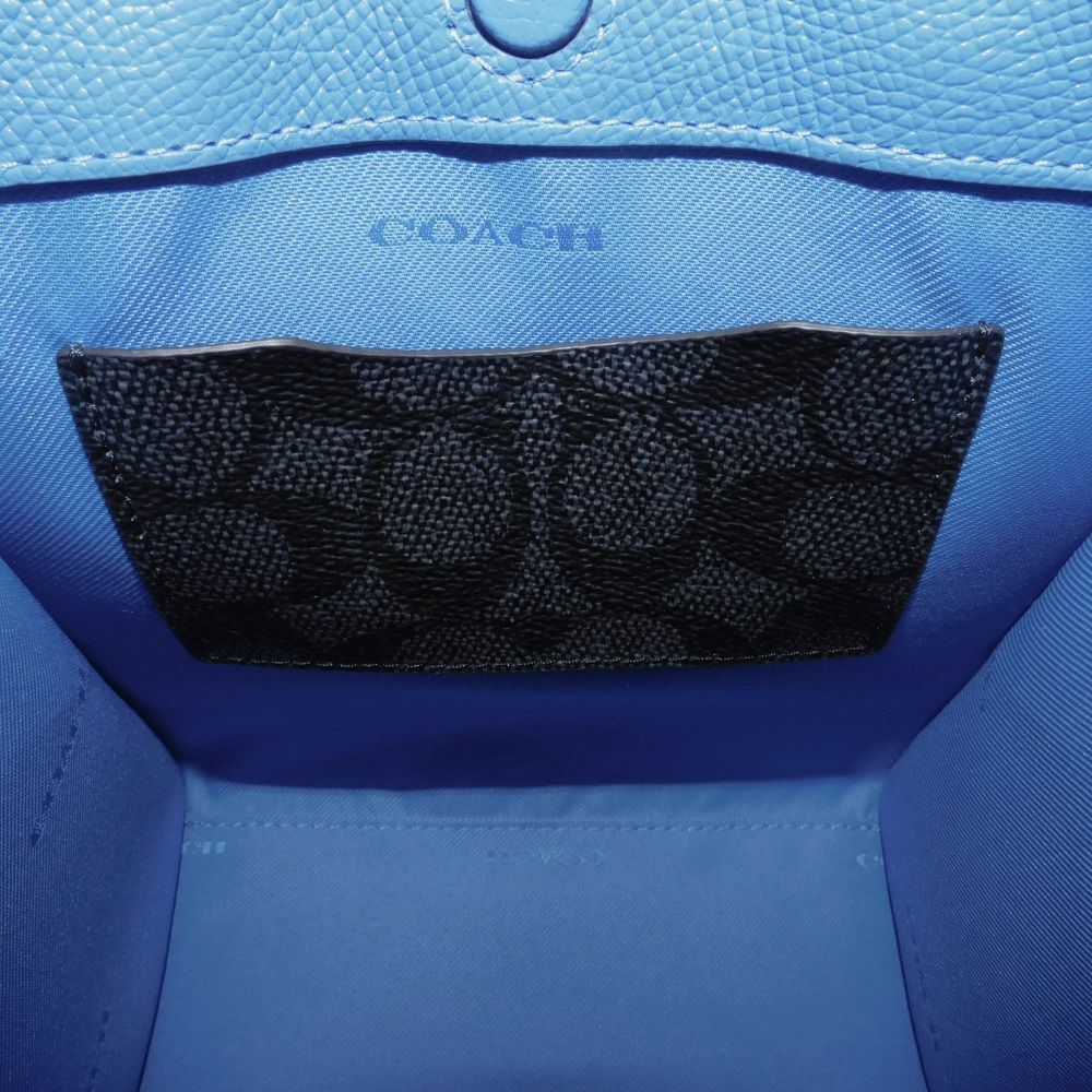 Used 9726 Tote 16 CJ795 7924 Current C Mark Signature Canvas Interior 3-Way Crossbody Bag Excellent Condition C Logo