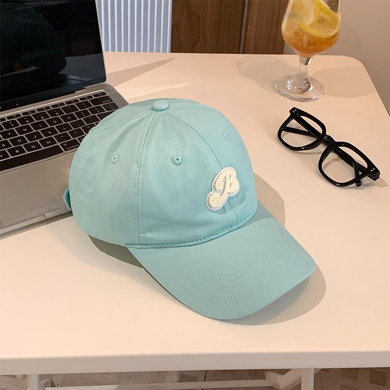 Trendy Unisex Soft Yellow Letter Embroidered Baseball Hat For Casual Spring Looks