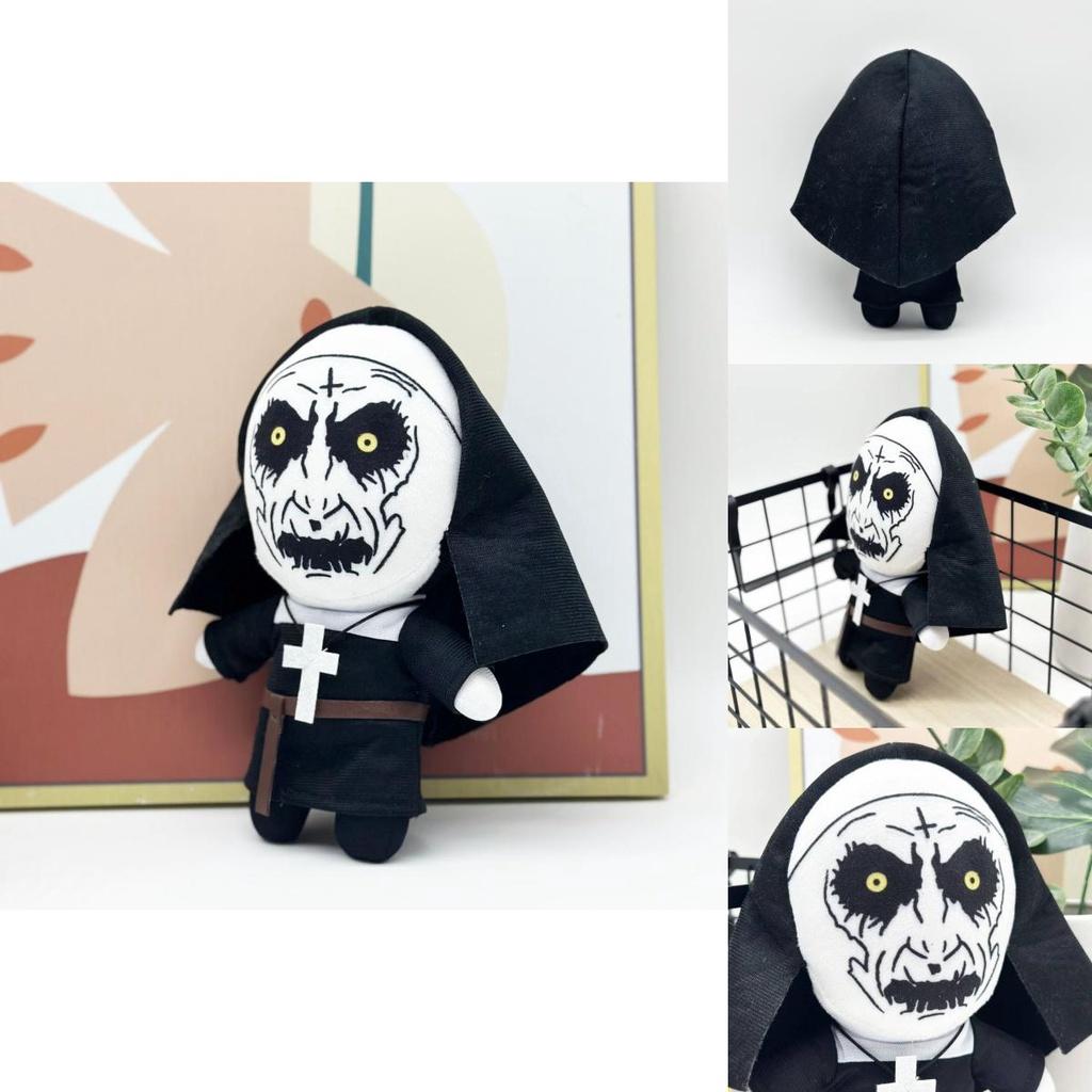 The Nun Plush Black Cartoon Character Doll Soft And Customizable New Cross-border Movie Collectible