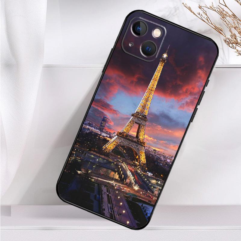 Paris Eiffel Tower France Shockproof Case For iPhone 17 Pro Max 11 14 15 16 Plus 12 13 Mini 16e 17 Air Phone Cover