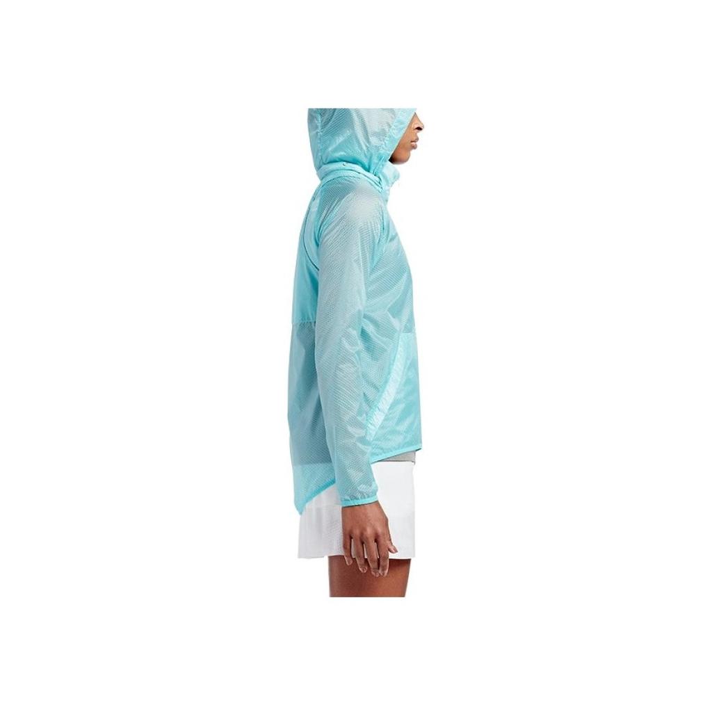 Nike Lightweight Sports Hooded Comfortable Fitting Waterproof Windproof Jacket Women Jacket Blue 802938-466