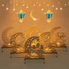 Ramadan Lantern Eid Ramadan Decoration Lamp EID Mubarak Lantern Islamic Muslim Party Decor Festival Table Light Supplies