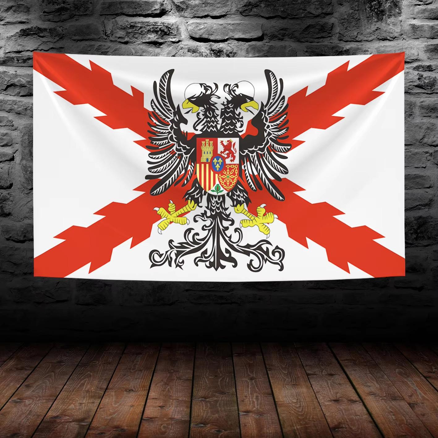 

90x150 см Флаг Креста Бургундии Испанской Империи Гобелен Знамя Для Бара Пивной Дом Общежитие Комната Искусство Гобелен Знамя Подарок 74x94cm(29x37in)