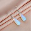 1 Pair Women Girl Natural Stone Hook Earrings Opal Earring Fashion Jewelry Gift