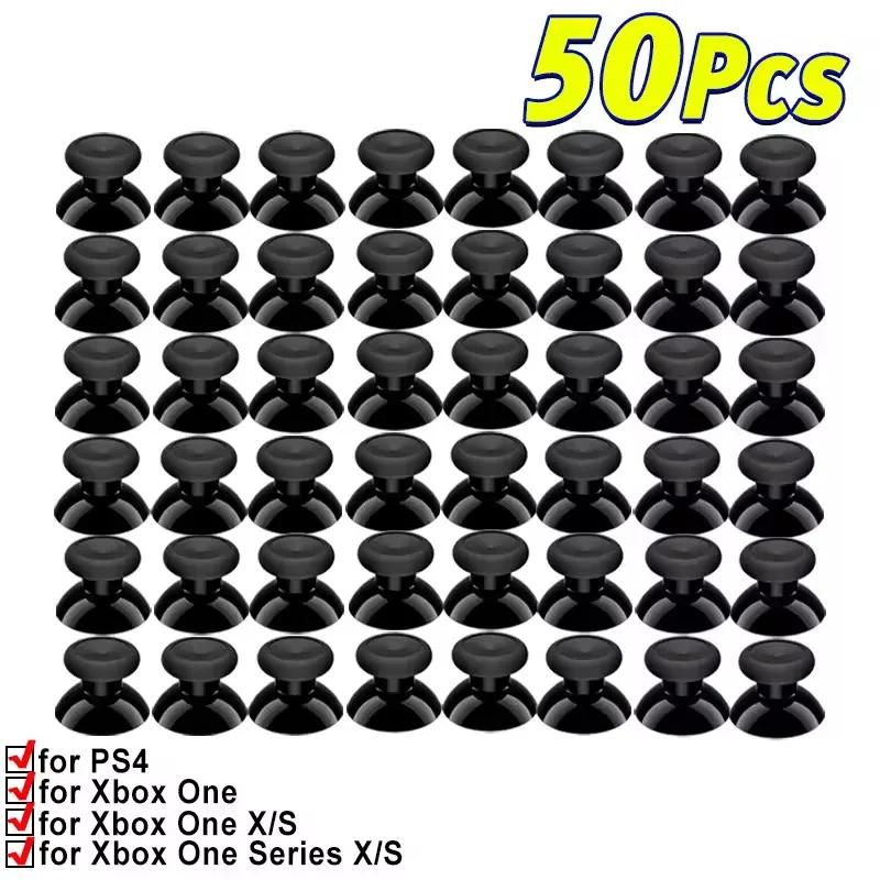10-50pcs Replacement Soft Joystick Thumb Stick Thumb Grip Caps Mushroom Cap For Xbox One Black Silicone Thumbstick Grips Caps