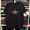 RAGE AGAINST THE MACHINE Logo Star Unisex Black T-shirt S-