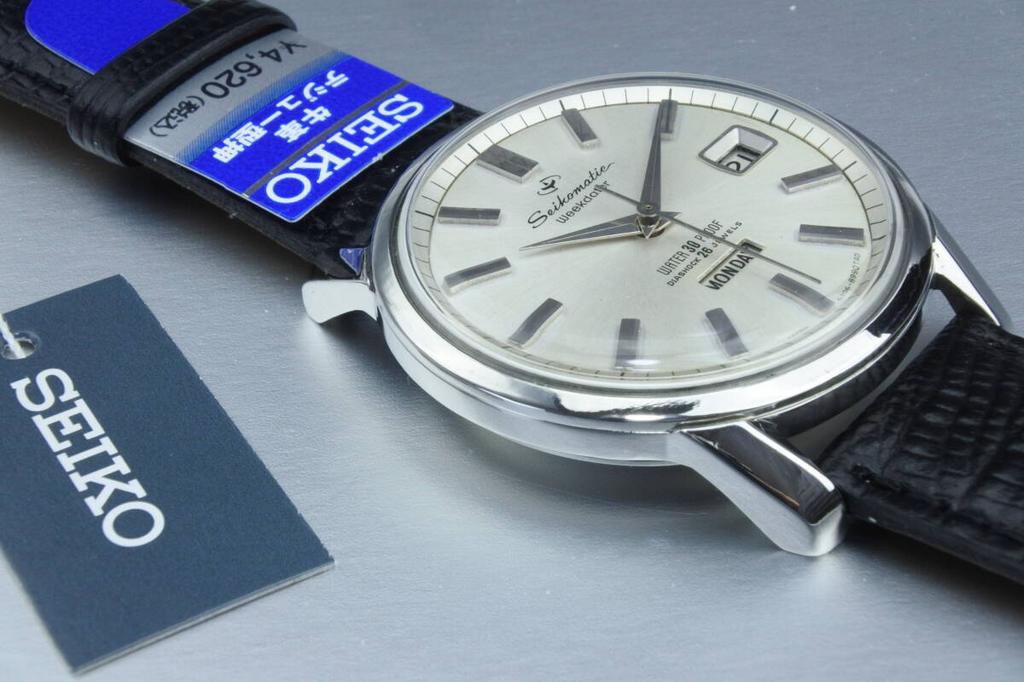 This is a 1964 Seiko Sportsmatic Weekdater a automatic wristwatch with 26 featuring the same model number d for the Tokyo It has a rare, Ref.
