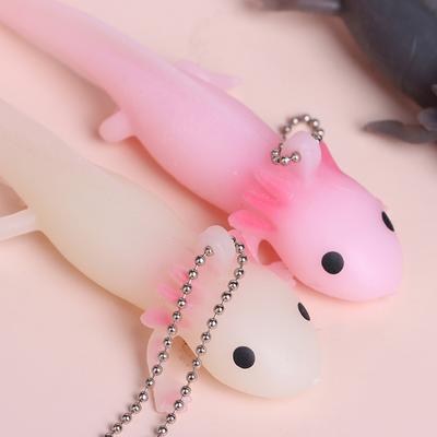 Funny Keychain Antistress Squishy Simulation Fish Stress Squeeze Toy Prank Joke Toys Gifts