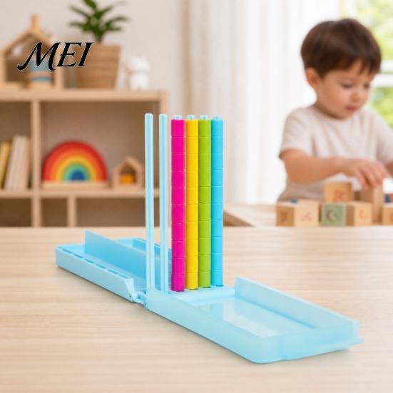 Jeu de société Défi d'empilage 1/2 Jeux de tri de couleurs, Puzzle d'empilage d'anneaux arc-en-ciel pour la coordination œil-main Enfants Adultes, Soirée en famille, Fêtes
