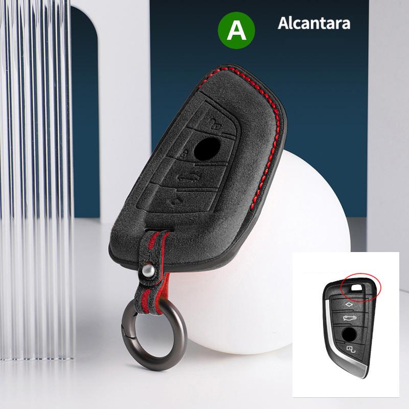 Car Key Case Cover Shell For BMW X1 X5 X6 1 2 3 5 7 Series F15 F16 F20 F22 F30 F32 G30 Auto Keychain Protectors Accessories