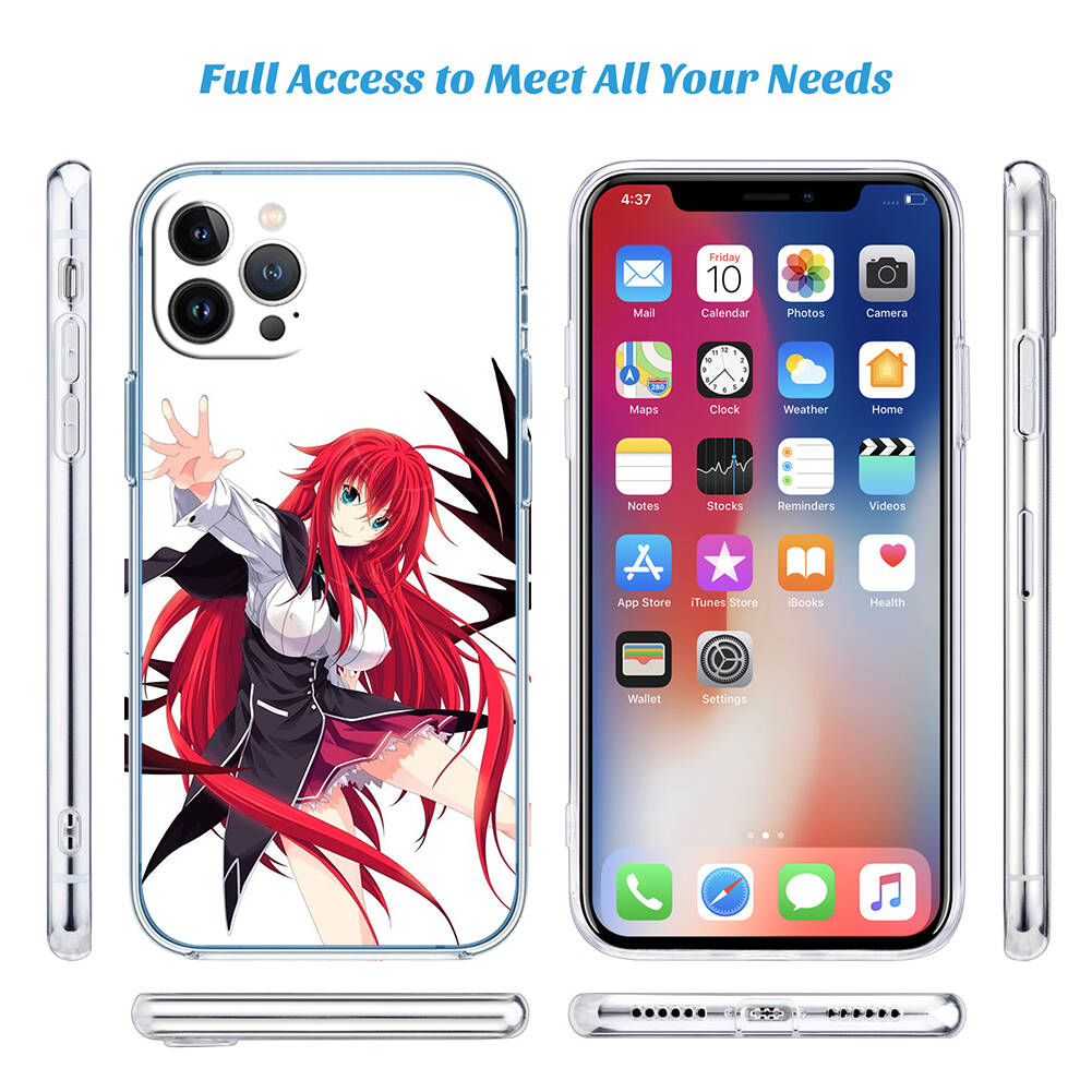 Rias Gremory Case for Motorola G10 G20 G04 E30 E40 E22 E20 E13 E15 G22 G23 G05 G75 G35 G55 E22S E7 G6 G7 G8 G9 Plus Power Play