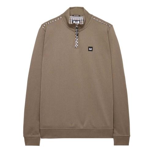 Weekend Offender Mens Matisa Quarter Zip Sweatshirt