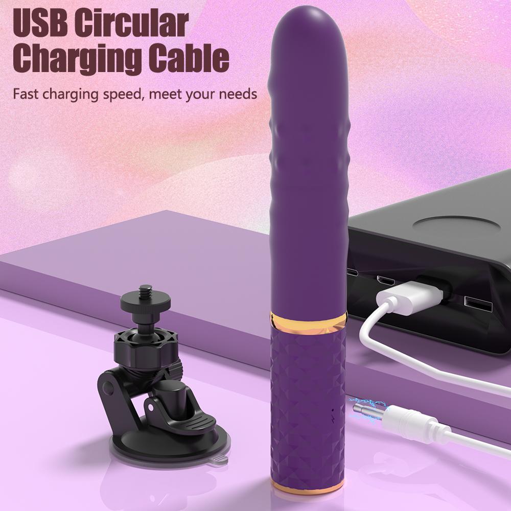 Beginner Telescopic Sex Machine Dildo Vibrator G Spot Automatic Up Down Massager With Suction Cup Vaginal  Stimulator Sex Toys