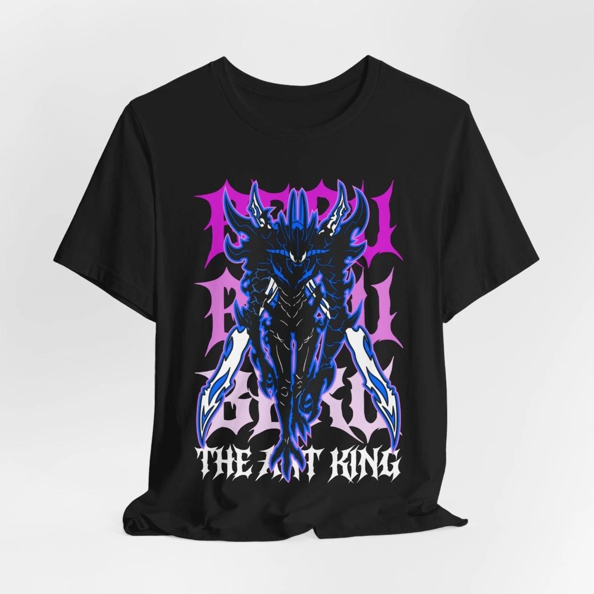 Beru Solo Leveling Sung Jinwoo Anime Mahnwa Otaku Funny Gift Unisex T-Shirt S