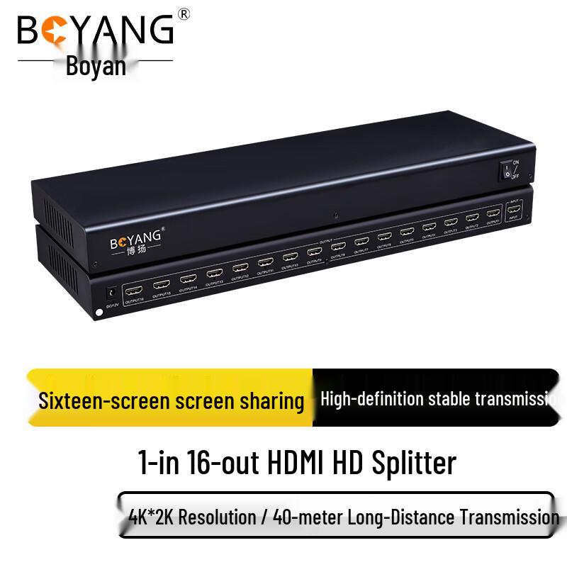 

BOYANG 4K HDMI 1x16 Splitter