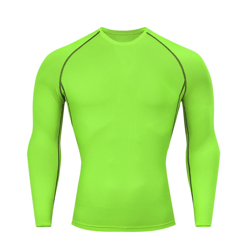Men's Breathable High-Elastic Quick-Drying Long Sleeve Sports Tights