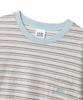 CGP Pinstripe Mini Pocket Short Sleeve T-Shirt - Melange Gray