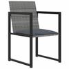 Maison Exclusive - Salon de jardin 7 pcs avec coussins Résine tressée Gris