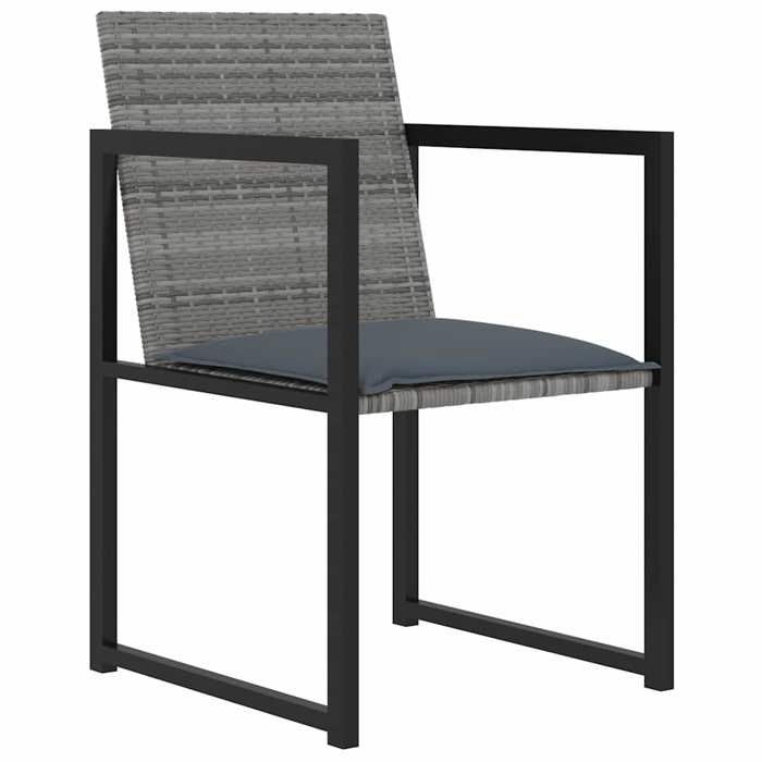Maison Exclusive - Salon de jardin 7 pcs avec coussins Résine tressée Gris