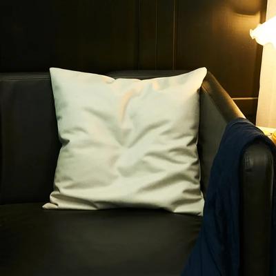 Soft Imitation Leather Technical Cloth Pillow Cover Sofa Pillow Simple Multi-color Square Sofa Cushion Cover