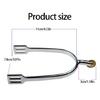 Premium Zincs Alloys English Spurs 30mm Neck Chrome Plated for Superior Control in Equestrians Activity