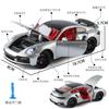 1:24 Porsche 911 Turbo S Supercar Alloy Metal Diecast Model Car Home Decoration & Computer Desktop Ornaments Holiday Present Toy