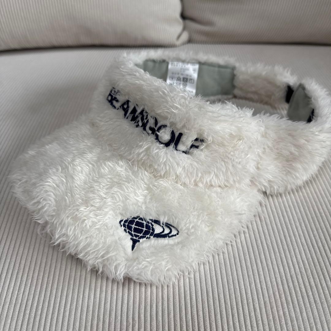 Used [Good condition] [Cute] BEAMS GOLF sun visor